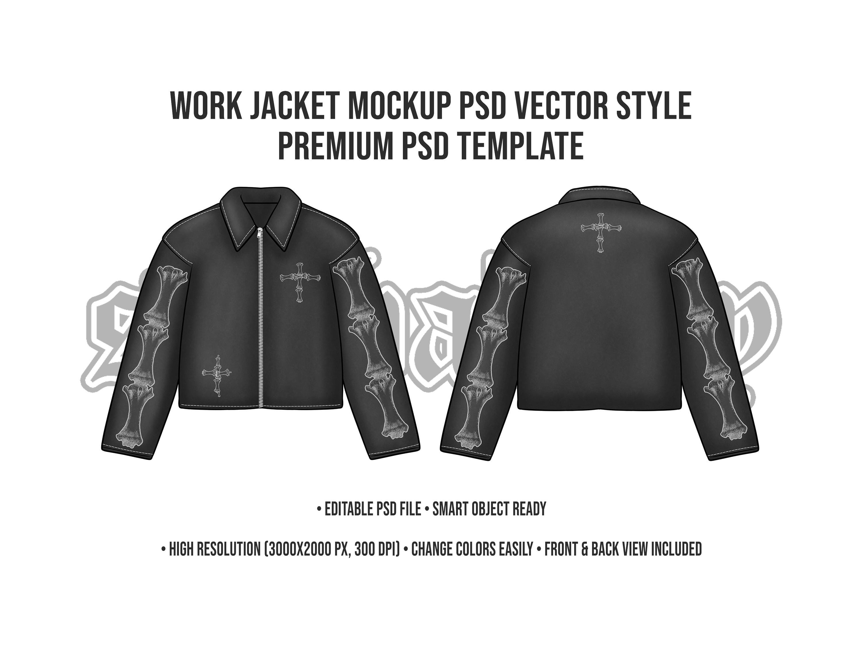 Work Jacket Mockup