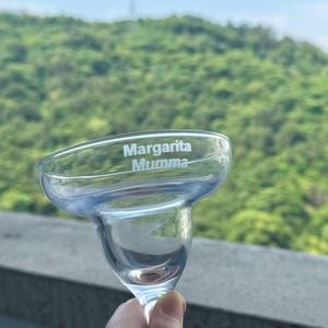 Personalised Cocktail Glass, Engraved Margarita Cocktail Glass,Personalized Drinkware Glass,Gift For Him Her,Custom Name Margarita Glass