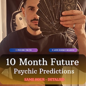 Predicciones psíquicas para el futuro a 10 meses, lectura de cartas del tarot, perspectivas espirituales sobre el amor, lectura general de relaciones, pronósticos de relaciones.