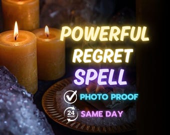 Powerful Regret Spell, Same Day Apologize Spell, Emotional Healing Ritual, Encourage Apology ,Reconciliation Magic