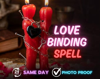 Love Binding Spell, Deep Devotion & Commitment Ritual, Same Day Casting, Stop Avoidant Behavior, Fix Relationship Distance,