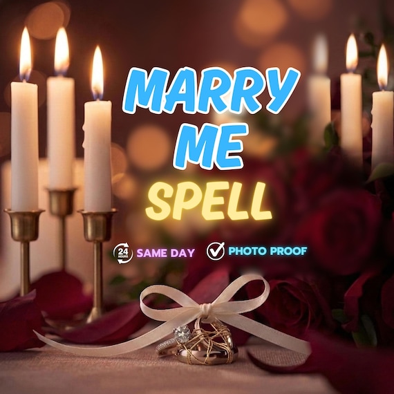 MARRY ME SPELL ,Marriage Spell – Love Spell for Proposal, Same Day Cast ,Secure Commitment & Aphrodite Favor