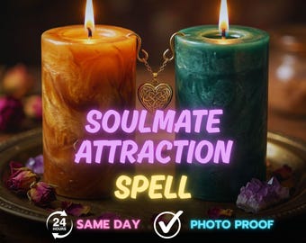 Personalized Love Blessing Ritual, Soulmate Attraction Spell, Same Day Manifestation True Love
