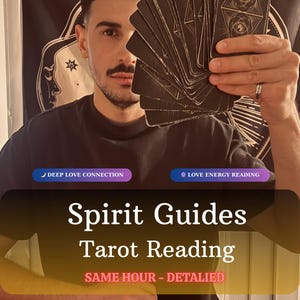Ontmoet je spirituele gidsen Tarotlegging Lezing op hetzelfde uur Ontdek je spirituele gidsen,, inzicht spirituele verbinding, paranormale spirituele gids