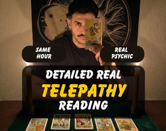 Same Hour Accurate Telepathy Psychic Reading No Tools Love Psychic Reading, Detailed Insights on Their Thoughts,Mind Reading