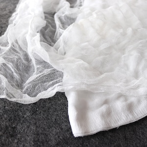 Gasa de algodón de 1 metro Gasa de algodón puro para fieltrar, decoración del hogar, accesorios de fotografía 100% algodón 90 cm de ancho Decoración de bodas