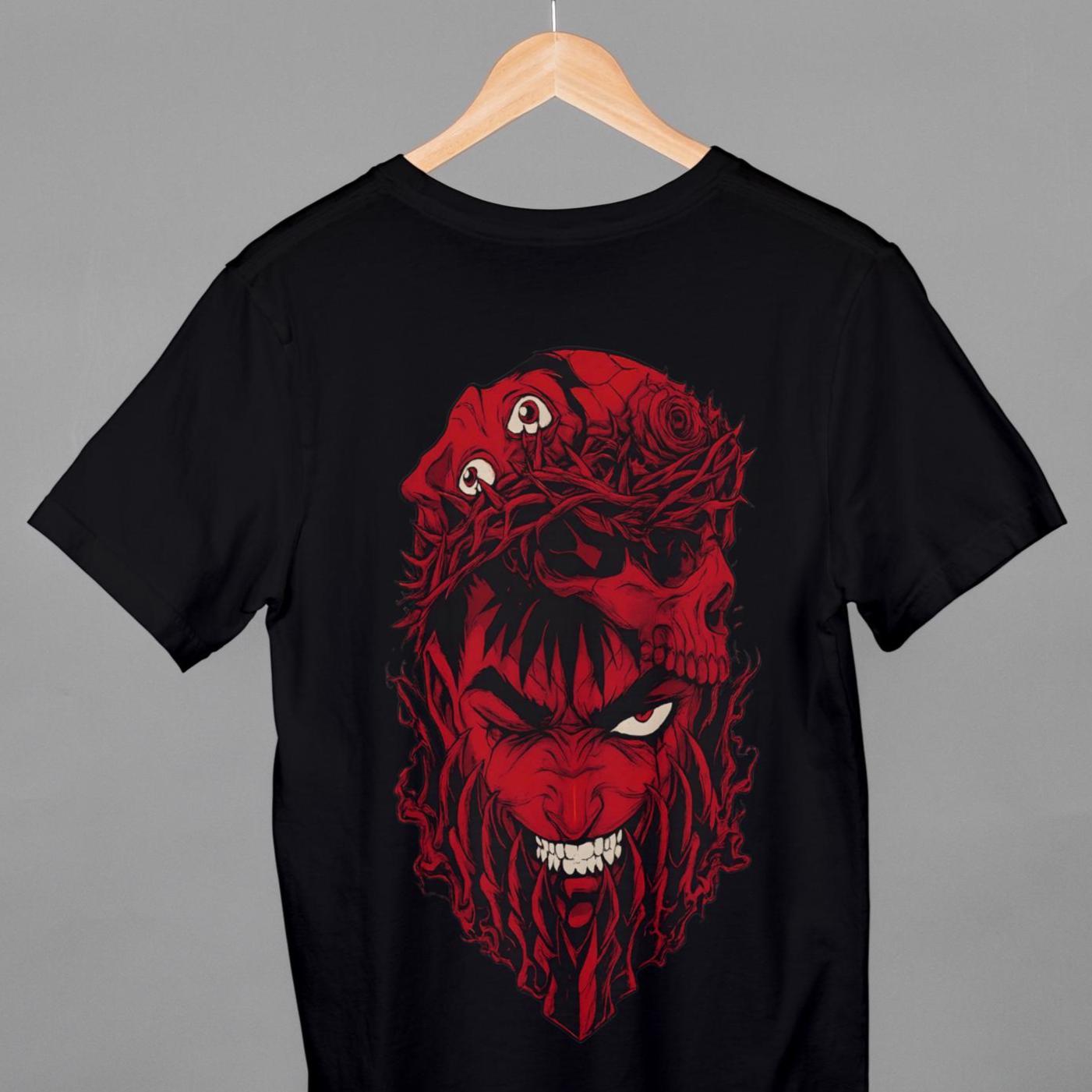 Maglietta Nera Berserk Manga, Guts Berserker Armour, Unisex, Tutte Le Taglie, My01xop