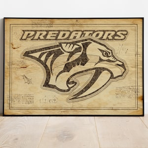 Nashville Predators Picture, Nashville Predators Poster, Nashville Predators, Mancave Print, Sports Poster, Athletic Poster, Fathers Day,