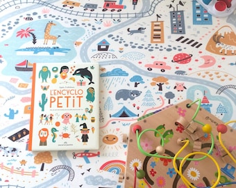 Personalized City Road Kids Play Rug: Soft Nursery Decor w/ Pillowcase