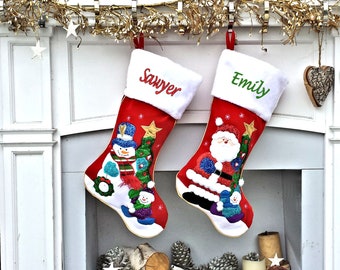 personalized kids stockings applique santa snowman white plush top christmas stockings personalized embroidered for kids adults xmas holiday decor christmas stocking etsy personalized kids stockings applique santa snowman white plush top christmas stockings personalized embroidered for kids adults xmas holiday decor christmas stocking etsy
