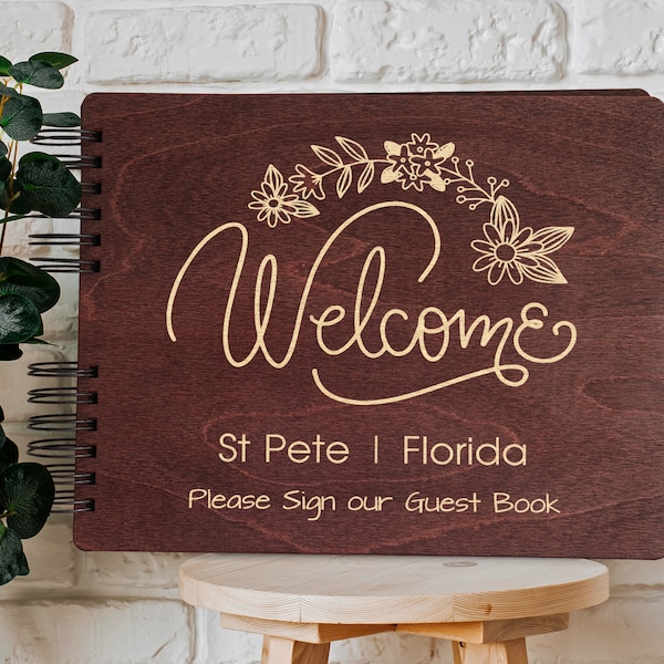 Vintage Guest Book - Etsy