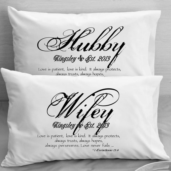 Bible Verse Pillow Cases Mr Mrs Wife Shop Minus Pillow Cases online