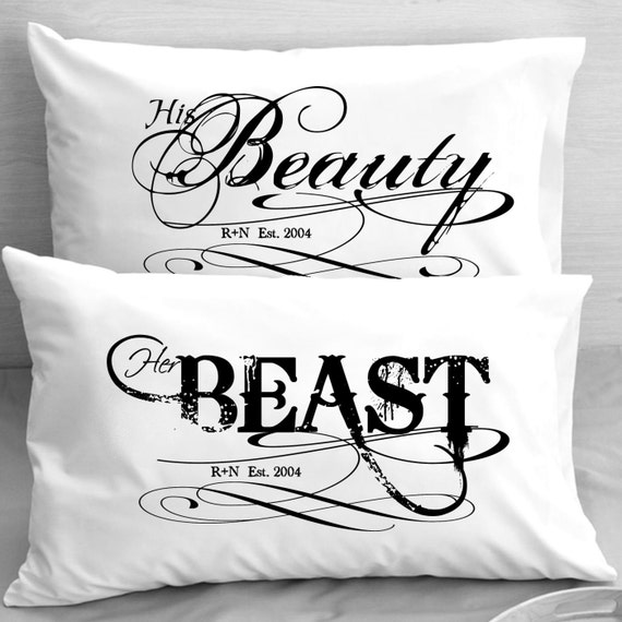 Beauty and the Beast Pillowcases Beauty and the Beast Pillowcases