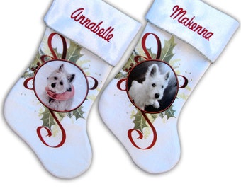 Pet Christmas Stocking - Cat Dog Bird Horse - Personalized