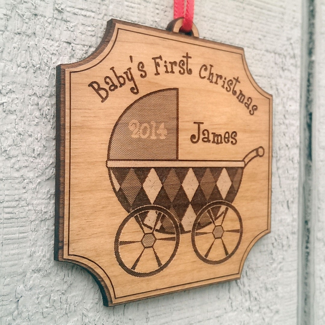 Personalized Baby's First Christmas Ornament Gift Christmas Ornament ...