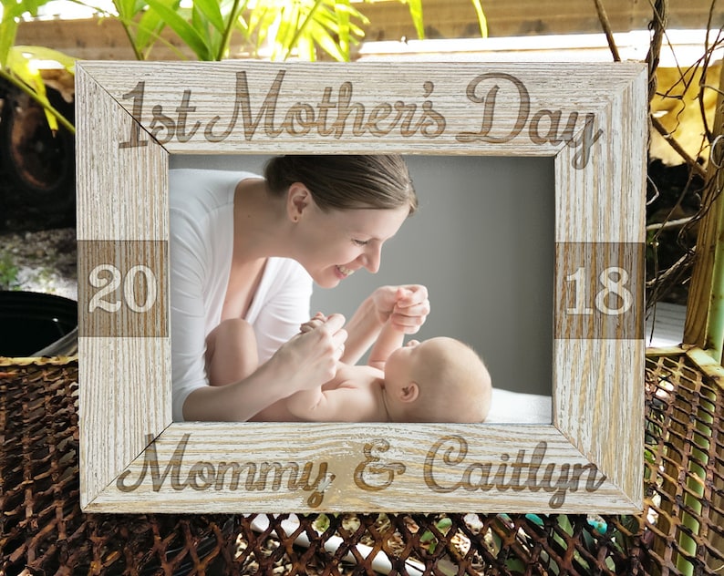 First Mothers Day Personalized Mommy and Me Picture Frame Etsy