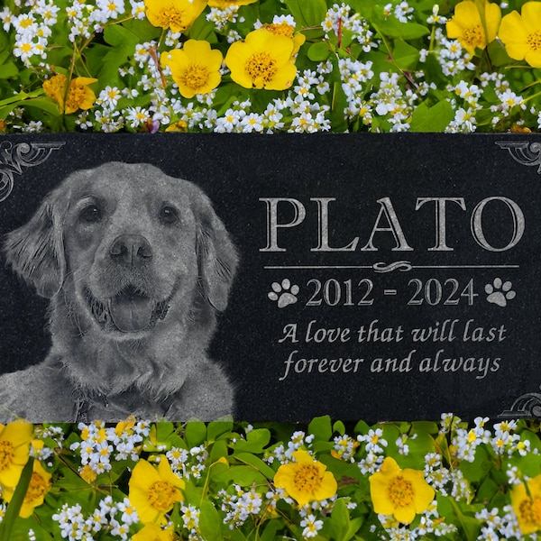 Personalized Cat Statue Memorial Stones Grave Markers With A Sleeping