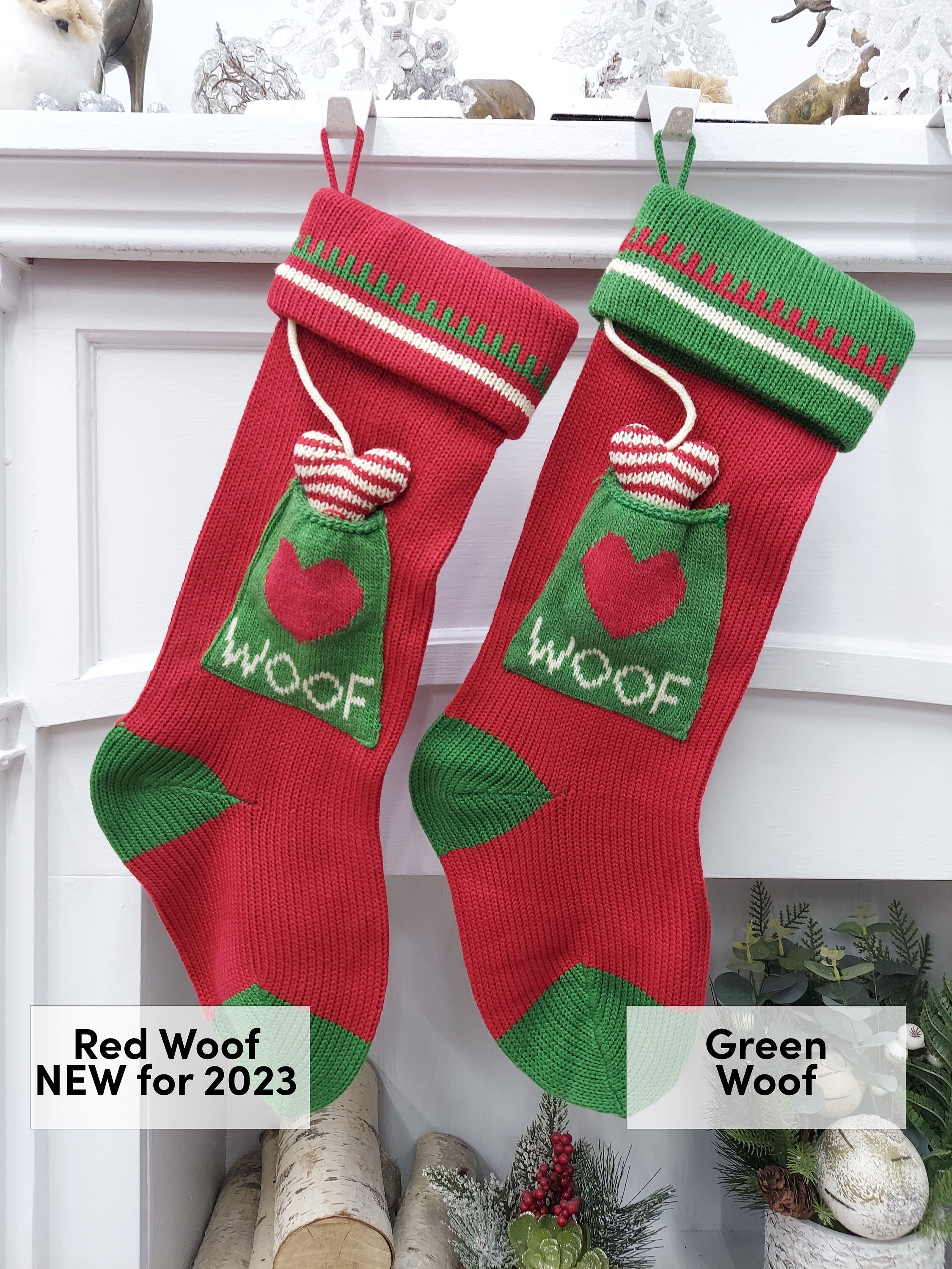  Googleheims Christmas Stocking Kit for Knitting Elf