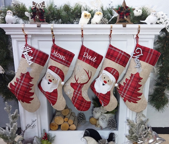 Personalized kids cheap christmas stockings