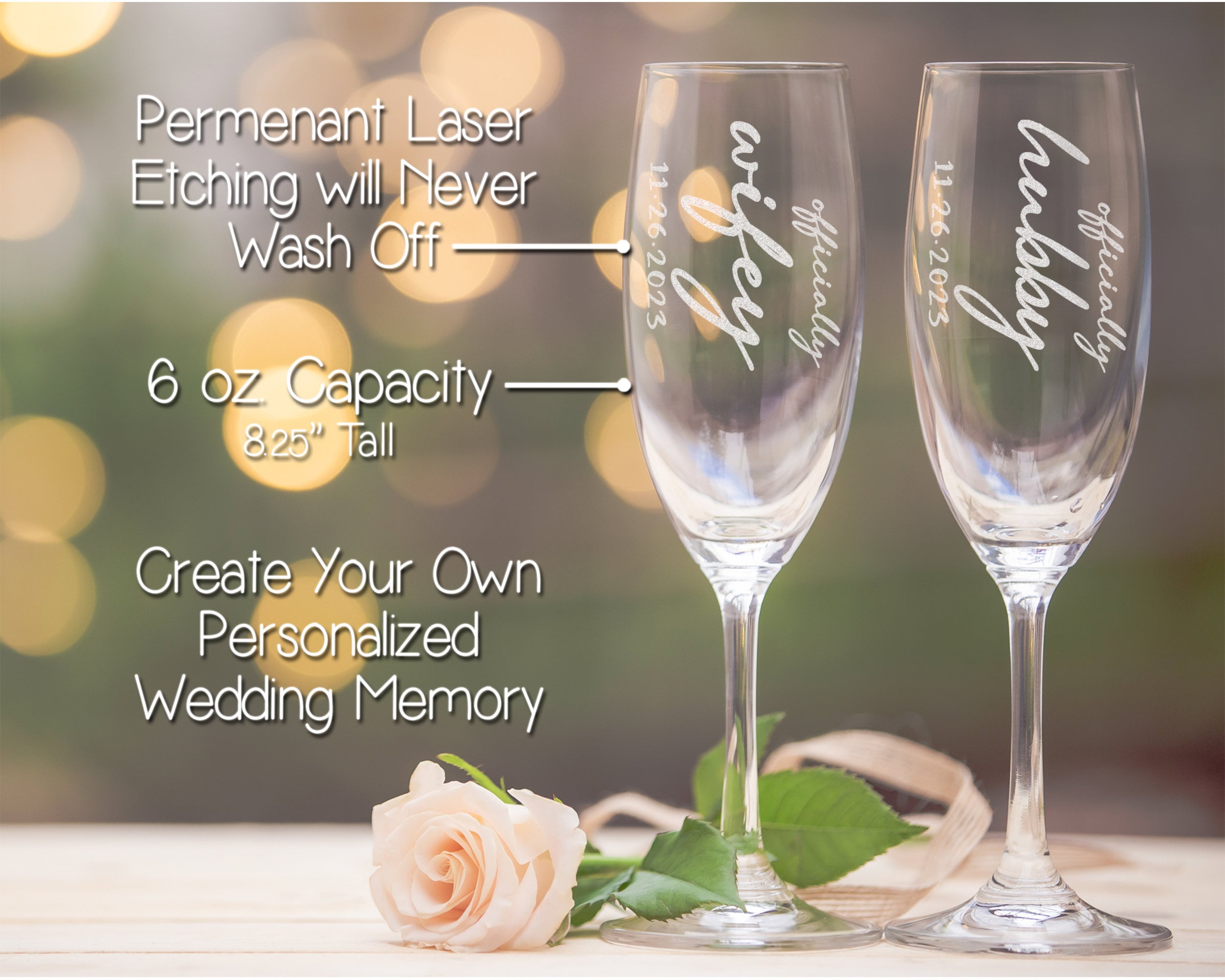 Engraved Wedding Wine Glasses Custom Couple Set Of 2 Wine Glasses Engraved  Wine Glass Set Personalized Crystal Wine Glasses, image size:2500x2000