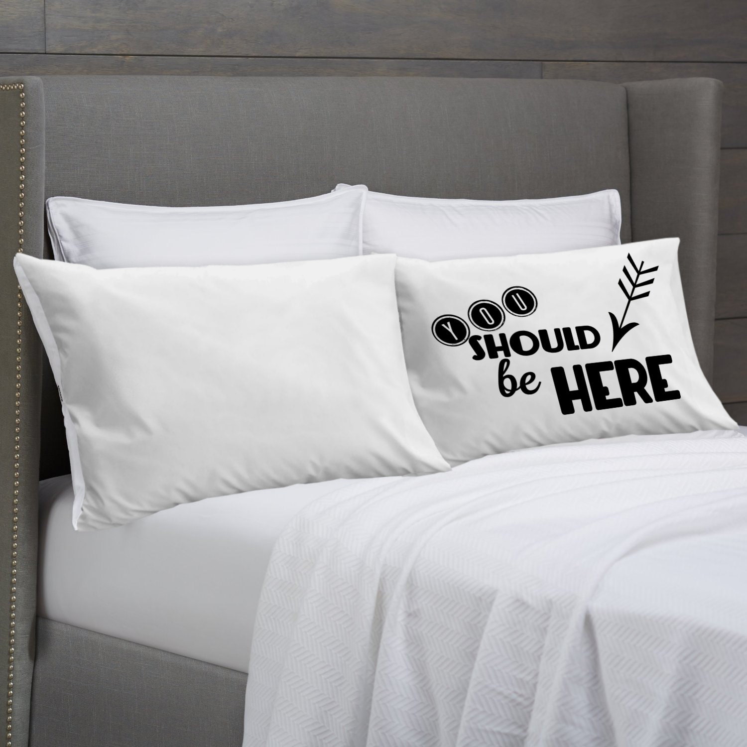 You SHOULD Be HERE Long Distance Relationship Pillowcase Love Etsy