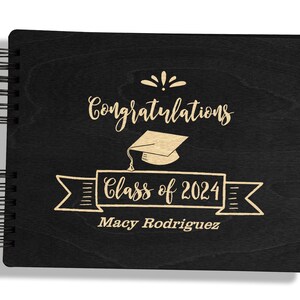 Graduation Guest Book Graduation Book Photo Book Junior High School College Graduate Guest Book 2025 Personalized Graduation Gift for Her
