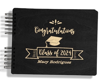 Graduation Guest Book Graduation Book Photo Book Junior High School College Graduate Guest Book 2026 Personalized Graduation Gift for Her