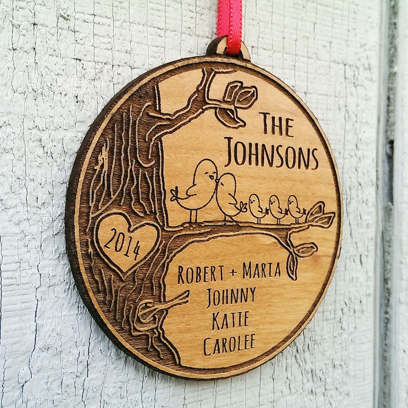 Personalized Family Christmas Ornament Gift Christmas Ornament  Etsy UK