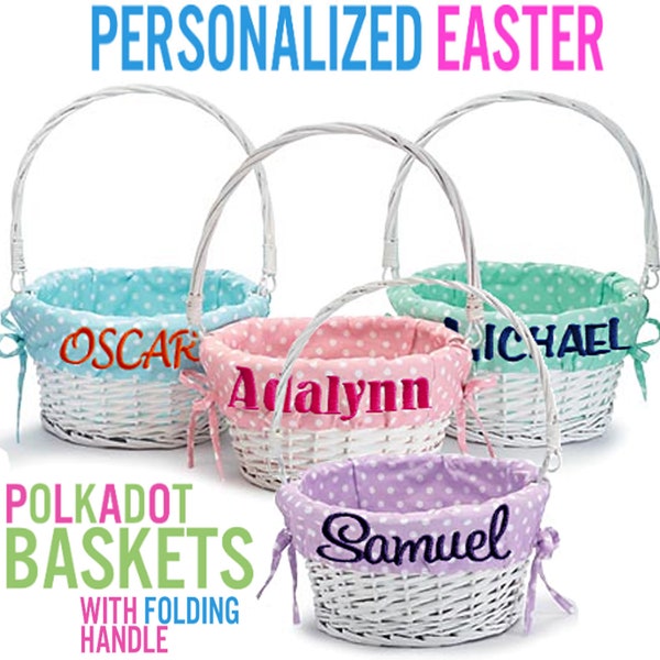 Personalized Easter Basket Etsy