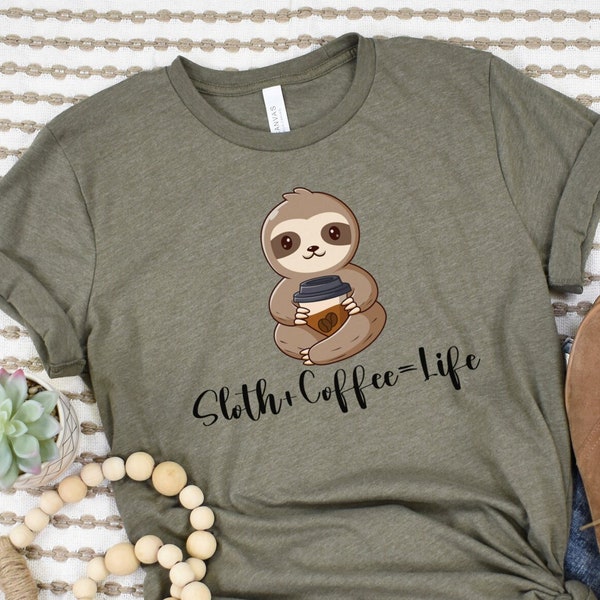 Sloth Shirt - Etsy