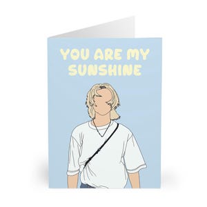 Carte de voeux Kpop inspirée de FELIX STRAY KIDS - tu es mon soleil, K-Pop, anniversaire, skz - A5 et A6