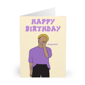Carte d'anniversaire inspirée de Lee Know STRAY KIDS (A5, A6) - SKZ, carte d'anniversaire K-pop, citation, drôle