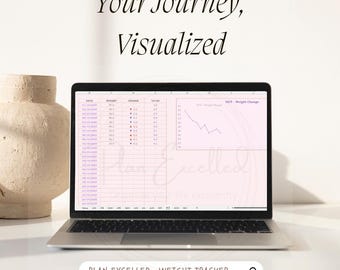 Weight Loss Tracker Excel | Wellness Spreadsheet | Health Progress Log Template