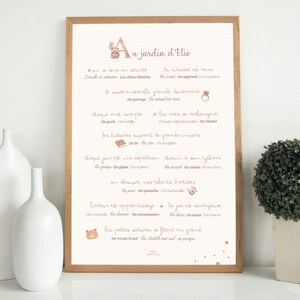 A3 poster gift nursery nanny end of year thanks