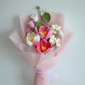 Crochet Flower Bouquet Tulip Themed Crochet Flowers, Gift for Mom, Wedding Bridesmaid Bouquet,Anniversary Gift for her, Gift for Sister