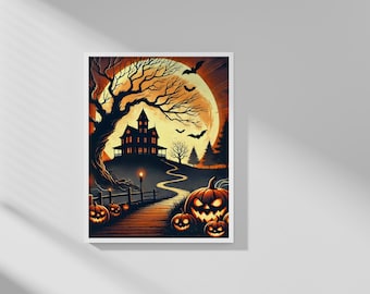 Halloween Digital Wall Art – Instant Download