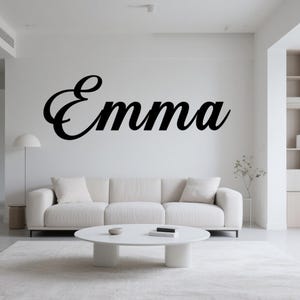 Custom Metal Name,Personalized Name Plaque,Metal Name Sign,Home Decor,Living Room Decor,Wall Art,Door,Housewarming Gift,Birthday,Anniversary