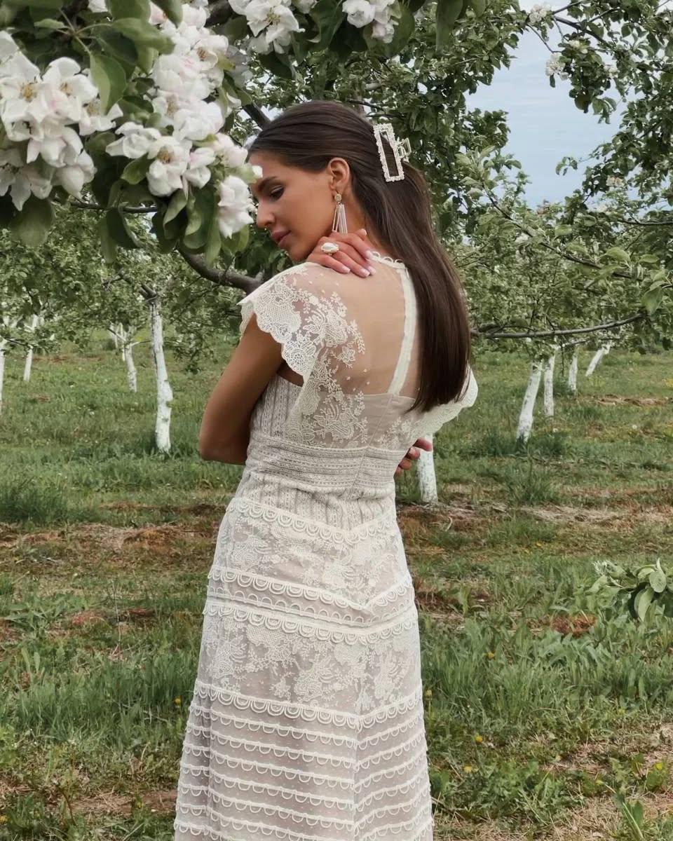 red lace spaghetti strap dress A-line Spaghetti Straps Corset Back Prom Dress With Split, Red / Custom Size main image 0