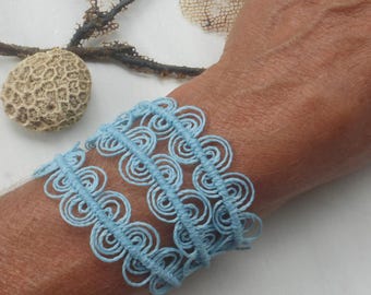 Macrame Bracelet Tutorial - Flow Cuff Bracelet Micro macrame jewelty pattern - Friendship adjustable Bracelets Bangle cuff bracelet macrame