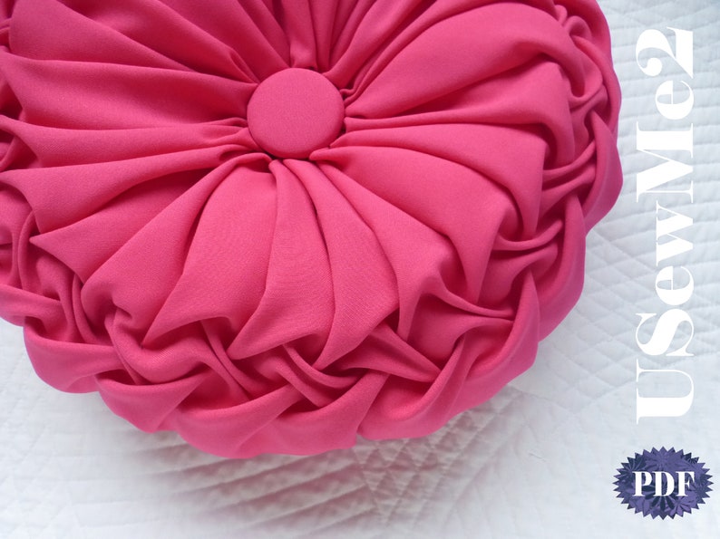 Smock Pillow Sewing Pattern YES Tutorial Decorative Sewing Smocked