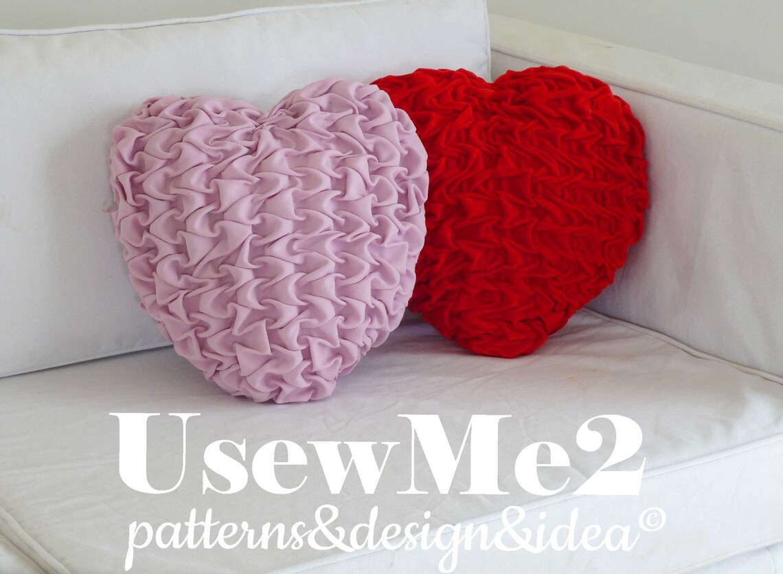 Smocked Pillow Pattern Flower fabric manipulation Tutorial Etsy