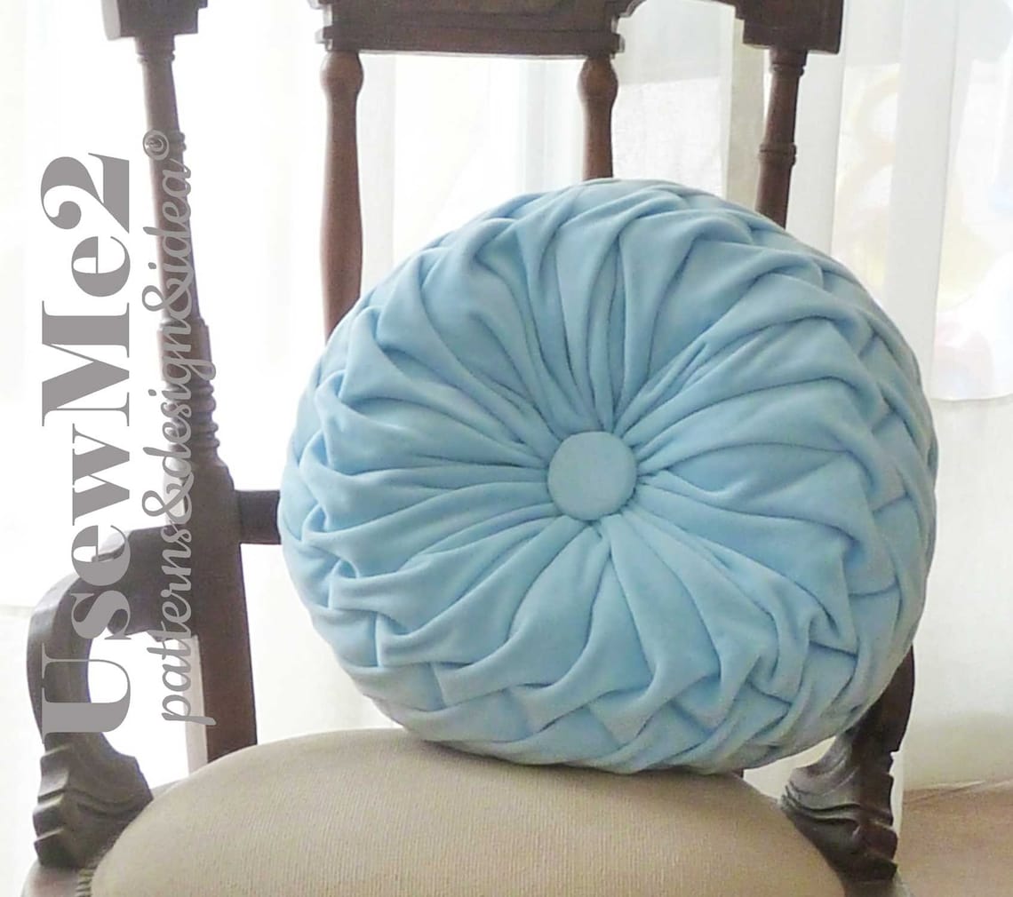 Smock Pillow Sewing Pattern PDF Decorative Sewing Smocked Etsy