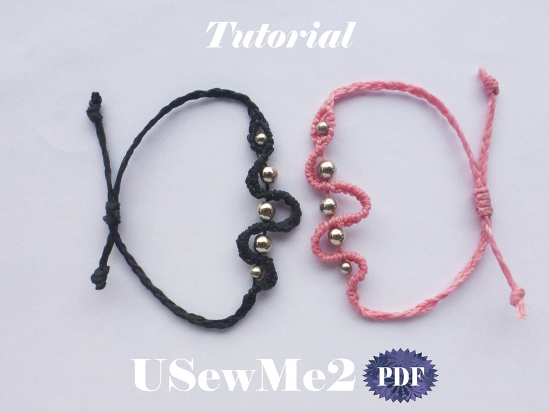 Macrame Bracelet Tutorial Snake Bracelet Micro Macrame Jewelty