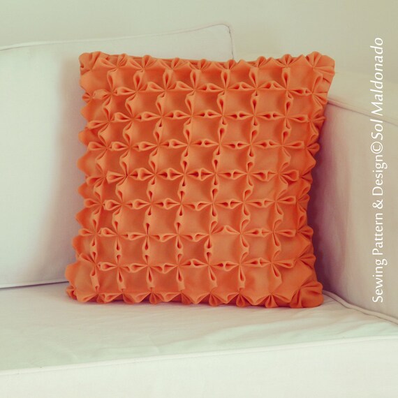 Smock Sewing Pattern Pillow Vintage Sew Photo Tutorial Pdf Etsy