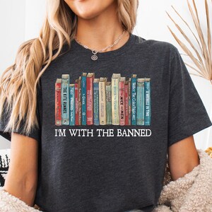 Banned Books T-Shirt: Gift for Book Lovers & Librarians