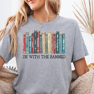 Banned Books T-Shirt: Librarian Reading Shirt, Book Lover Gift