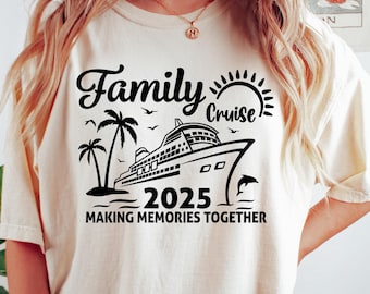 Family Cruise 2025 T-Shirt: Matching Vacation Shirts
