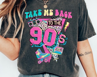 Retro 90s Throwback Shirt: Unisex Cotton Tee