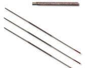 GLS-274, Kent 3pc Set 7 quot Diamond Slitting Wire Saw Blade Grit 80 With Flat and Round Faces