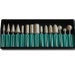 GLS-418, 15 pcs Assorted Hard Felt Bobs Rotary Burrs With 1/8' Shank For Finishing and Polishing 